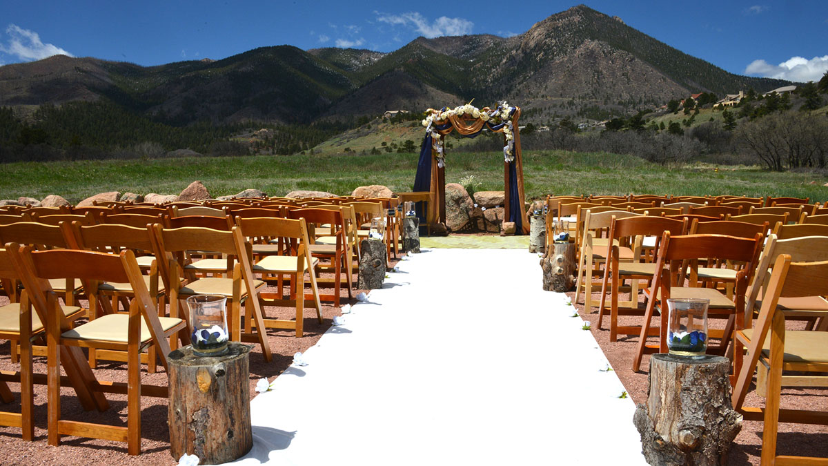 outside ceremony site